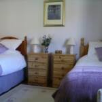 Twin ensuite room with large bath/shower room